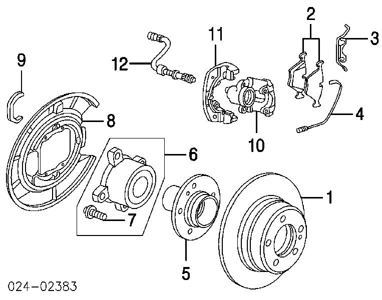 34211164911 BMW tarcza hamulcowa tylna