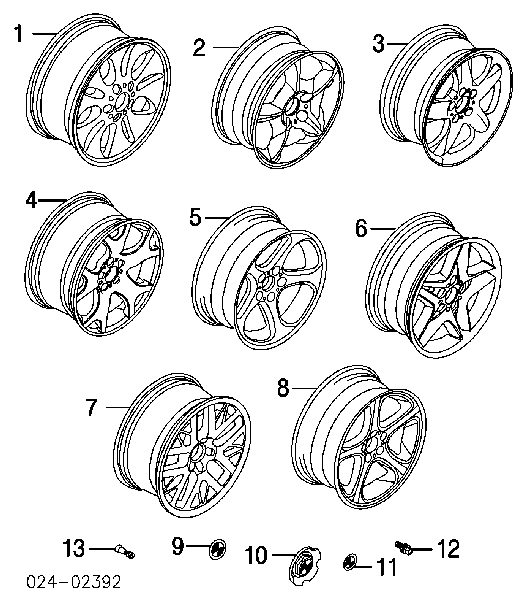 36136756298 BMW Śruba koła