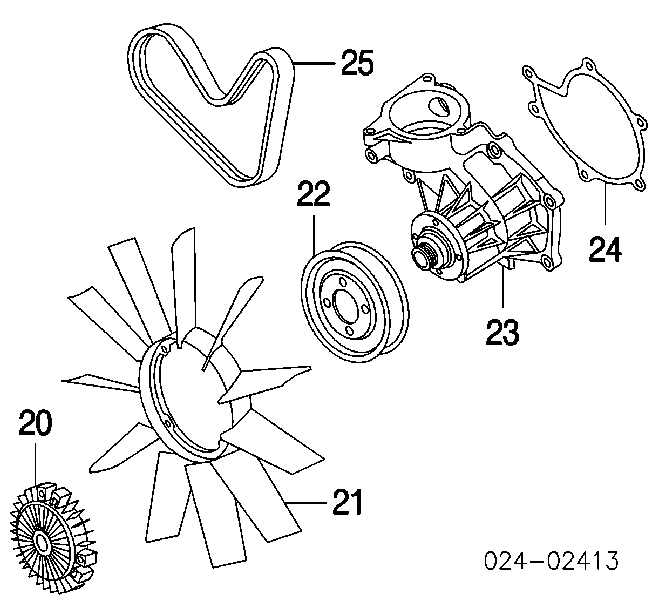 Pas napędowy mechanizmów 7PK1629 Dayco