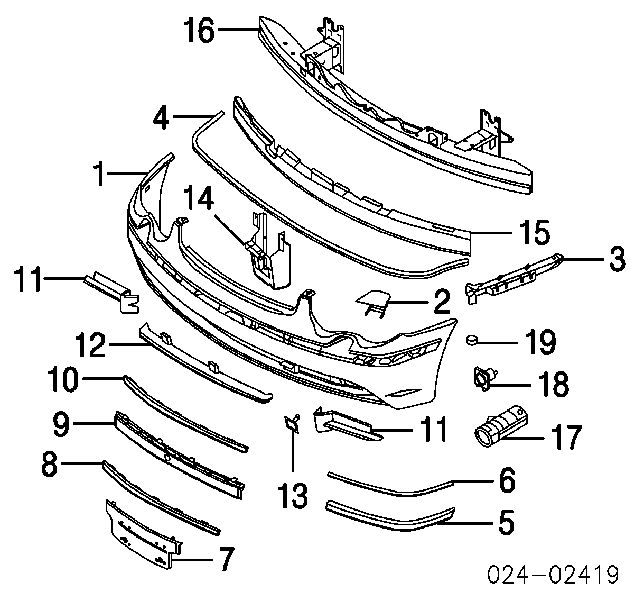 51110138894 BMW zderzak przedni