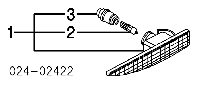 Powtarzacz kierunkowskazu na błotniku prawy FP1405KB2E Depo/Loro