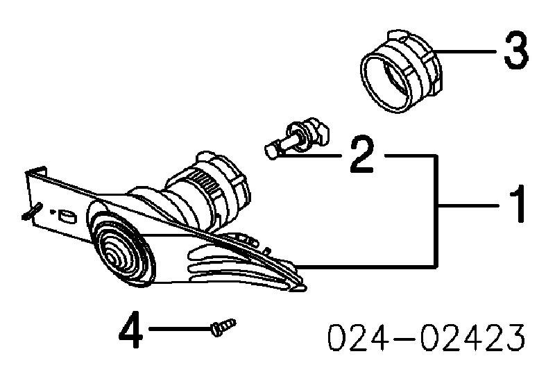 Lampa przeciwmgielna lewa do BMW 7 (E65, E66, E67)