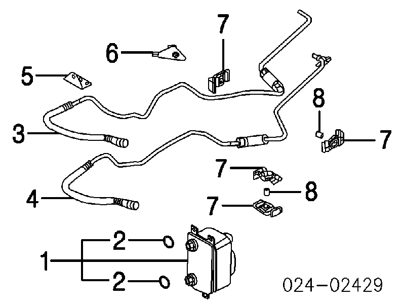 17217507974 BMW chłodnica oleju