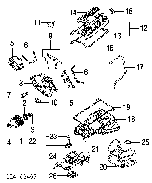 11127522159 BMW pokrywa zaworowa lewa