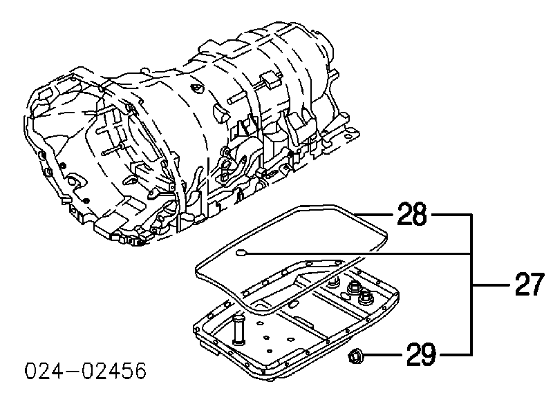 24117520712 BMW uszczelka miski automatycznej/mechanicznej skrzyni biegów