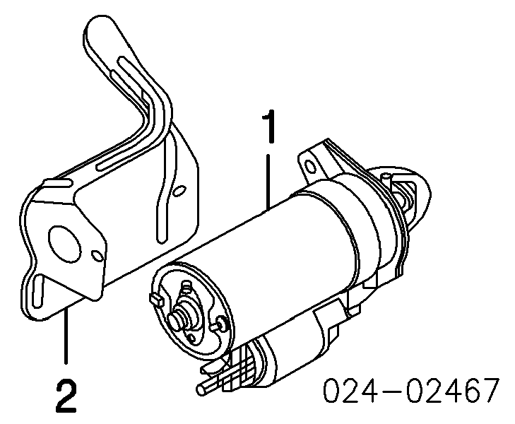 12417610344 BMW Rozrusznik
