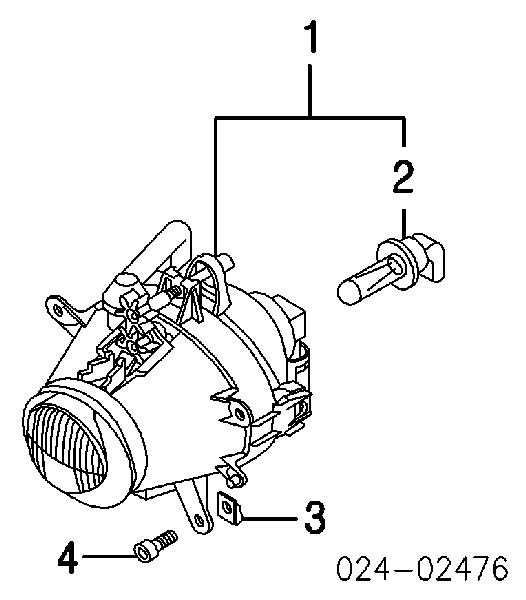 63176911007 BMW Lampa przeciwmgielna lewa/prawa