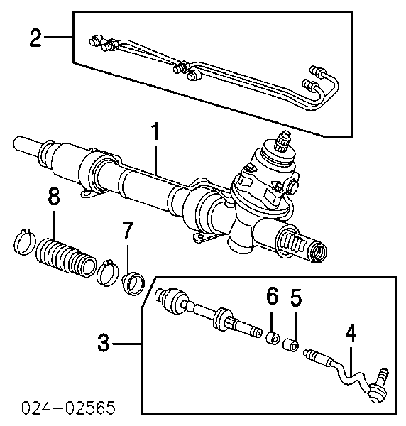 Listwa kierownicza (maglownica) BMW 32131096280 cena, od 371,78 USD