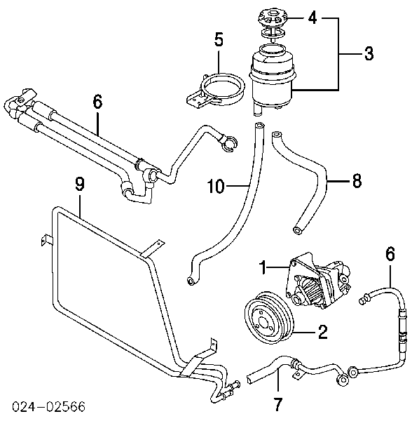 Koło pasowe pompy wspomagania hydraulicznego do BMW 3 (E36)