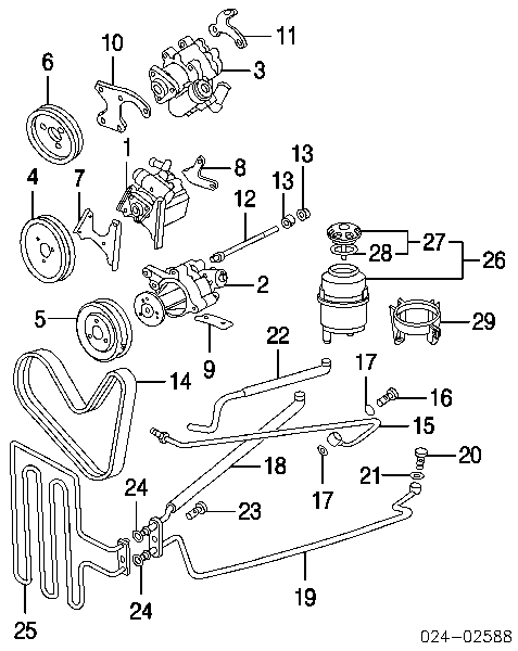 32411093149 BMW przewód hydraulicznego układu wspomagania niskiego ciśnienia, od maglownicy do chłodnicy