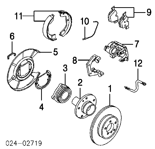 34216760853 BMW osłona tarczy hamulcowej tylnej lewa