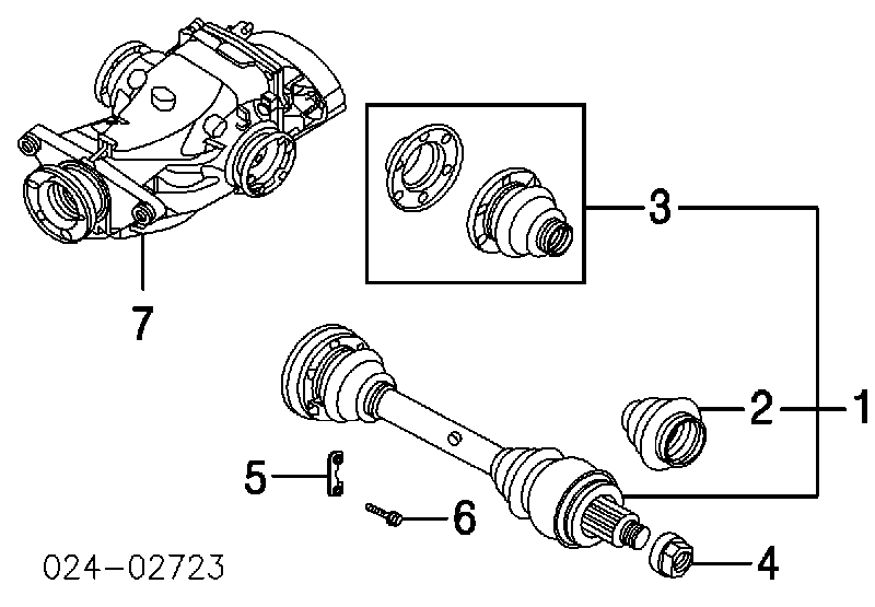 Nakrętka piasty tylnej 33411133785 BMW