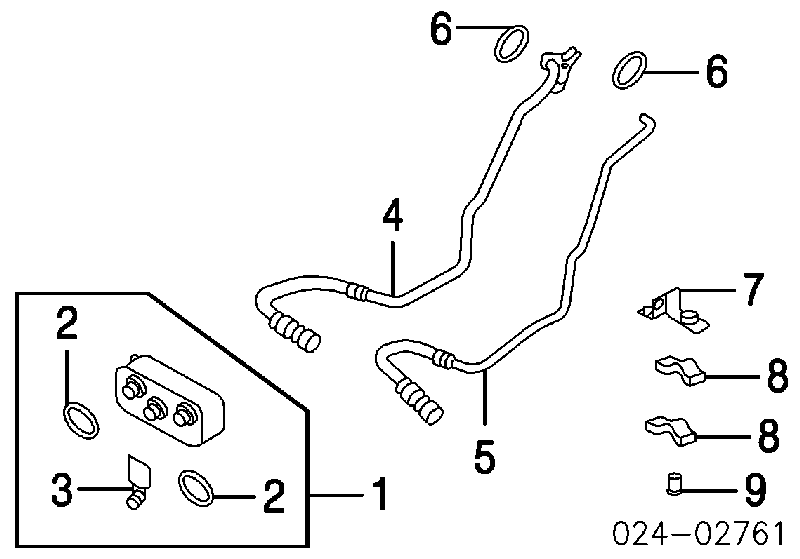 95027 Meat&Doria chłodnica automatycznej/mechanicznej skrzyni biegów