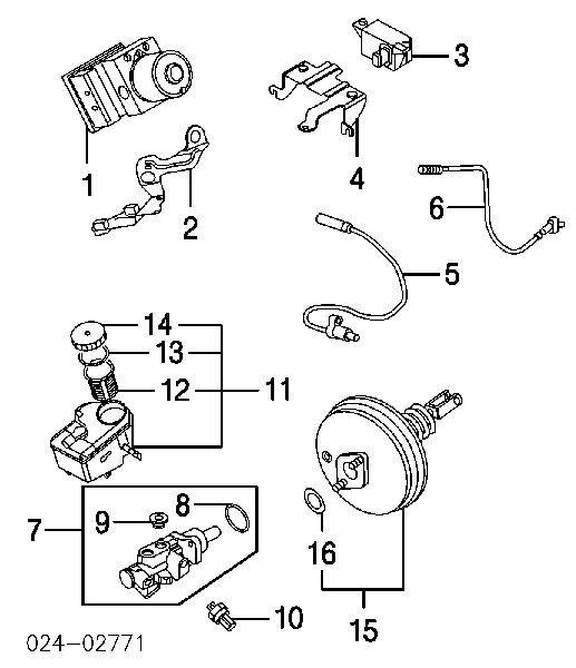 50145 Metalcaucho czujnik abs przedni prawy