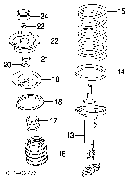 Osłona amortyzatora przedniego 31331094749 BMW