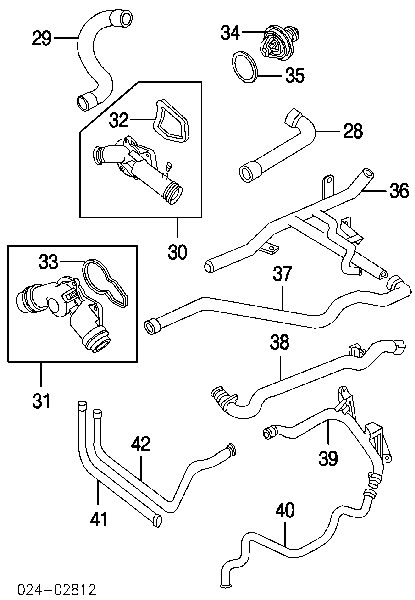 Przewód (króciec) układu chłodzenia T407296 STC