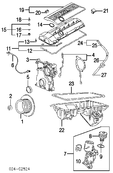 Uszczelniacz pompy olejowej silnika do BMW 3 (E46)