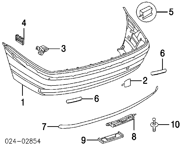 51128222609 BMW zderzak tylny