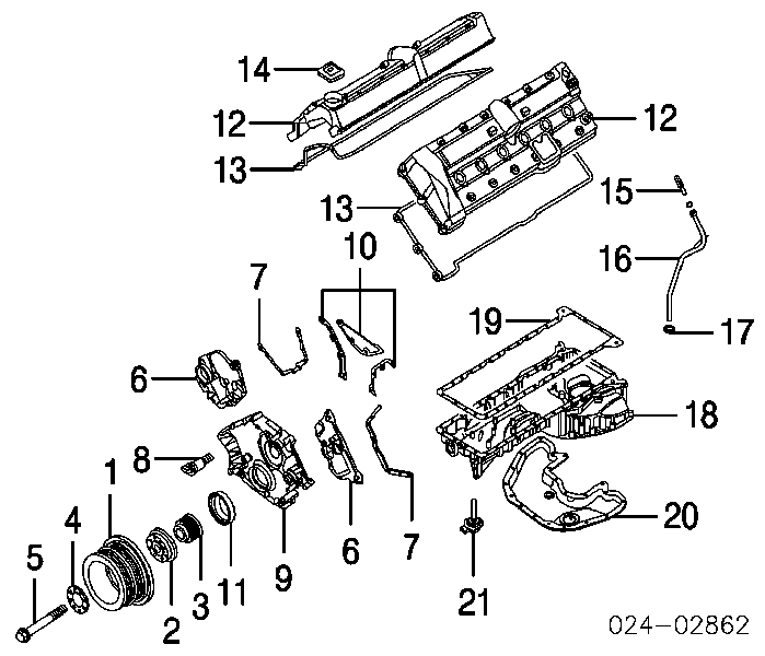 O-ring bagnetu do BMW 5 (E34)