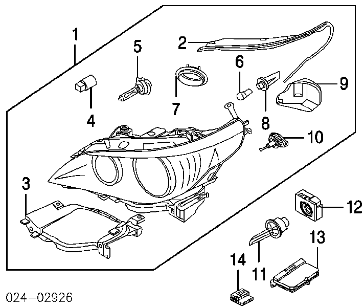 Sterownik oświetleniem adaptacyjnym do BMW 5 (E60)