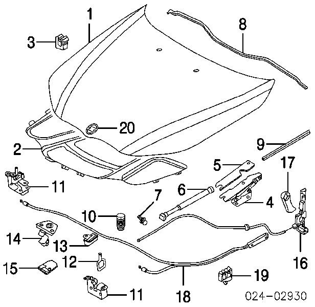 BW104103EX Euroex amortyzator maski