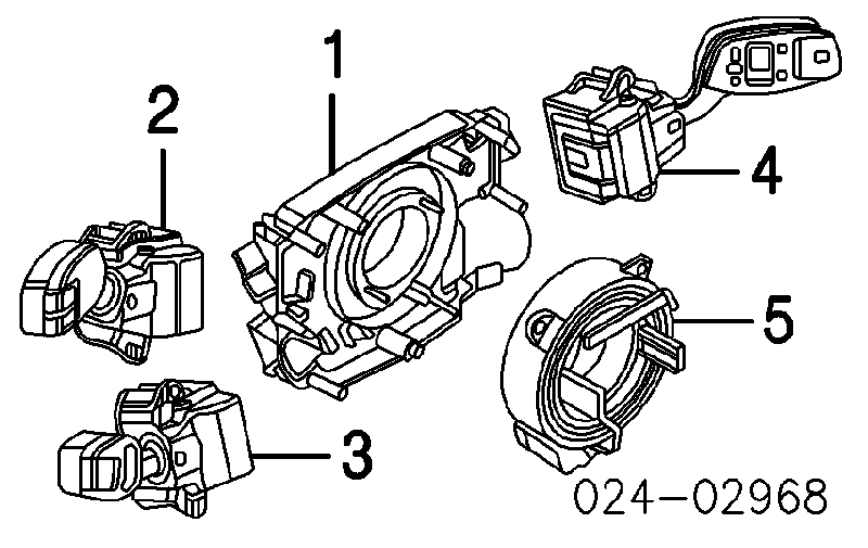 Przełącznik zespolony lewy do BMW 5 (E60)