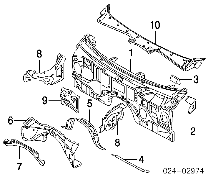 Kratka wycieraczek do BMW 5 (E61)