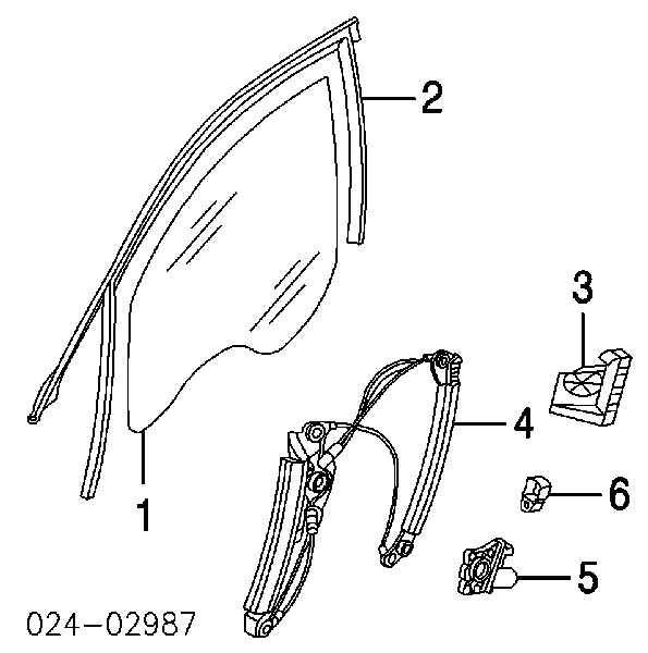 67626922267 BMW silniczek podnośnika szyby drzwi przednich lewych