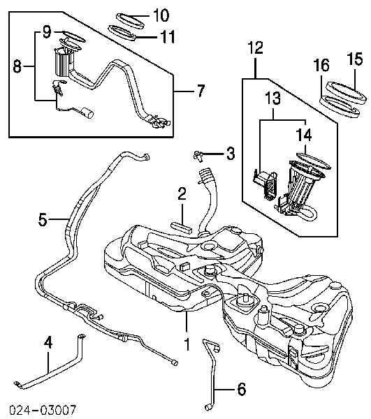 Filtr paliwa 0580314539 Bosch