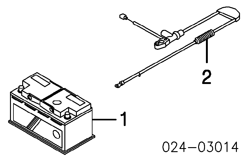 Przewód masowy akumulatora 6PK010562901 HELLA