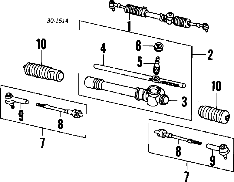 Osłona przekładni kierowniczej (maglownicy) prawa ASRNI1029 Tenacity