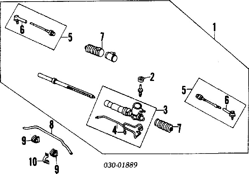 Osłona mechanizmu kierowniczego (maglownicy) N1829P RBI