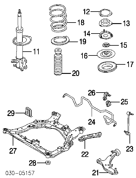 Wahacz zawieszenia przedniego dolny lewy 54501CC40E Nissan/Infiniti