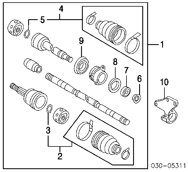 392410001R Renault (RVI) osłona przegubu homokinetycznego półosi przedniej zewnętrzna