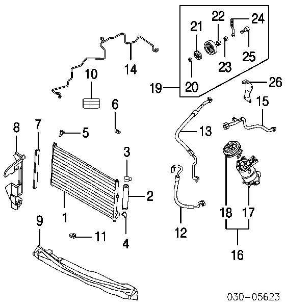 Sprężarka klimatyzacji Nissan Teana (J31)