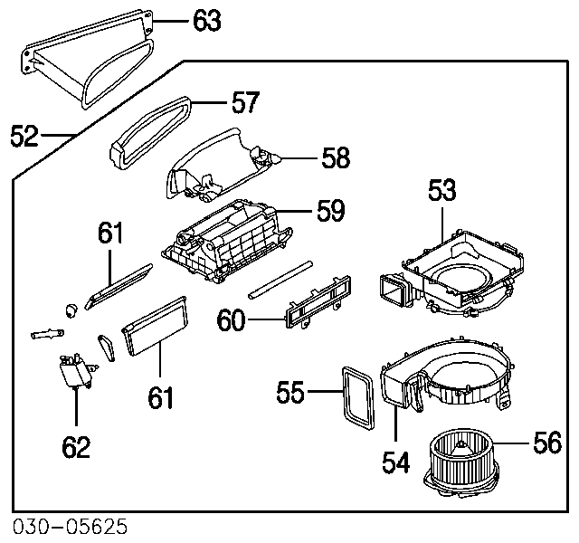 272764M401 Nissan filtr kabiny