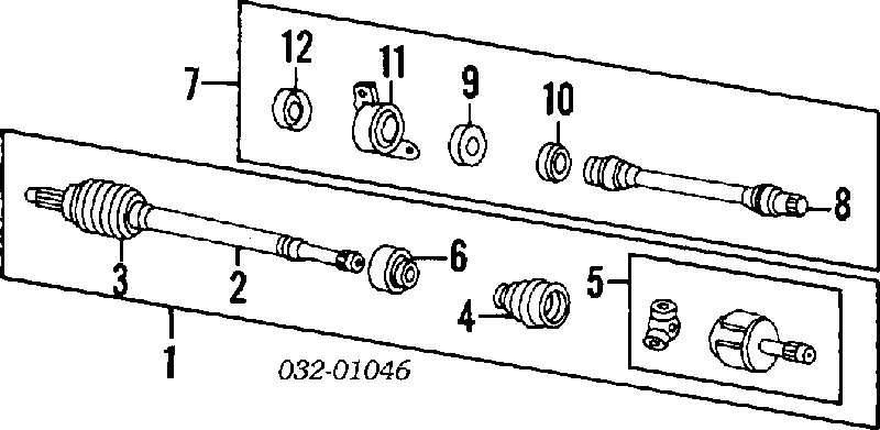 44323SB0310 Honda osłona przegubu homokinetycznego półosi przedniej zewnętrzna