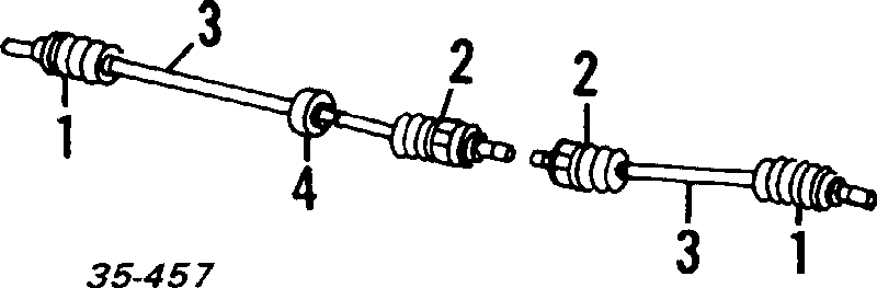 G01322540 Mazda osłona przegubu homokinetycznego półosi przedniej wewnętrzna