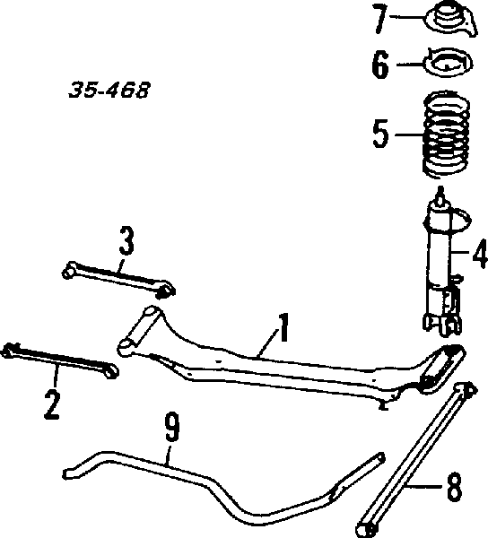 B00233075 Mazda łożysko piasty tylnej zewnętrzne