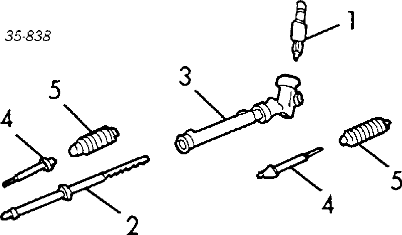 Osłona mechanizmu kierowniczego (maglownicy) 540235S GSP