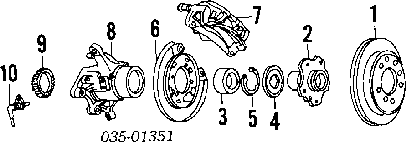 Przewód hamulcowy tylny 72869 A-N Parts