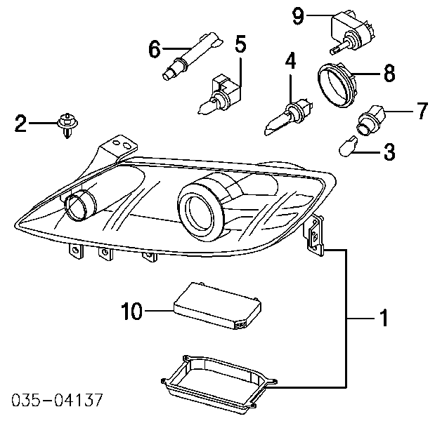 907036350 Mazda Żarówka ksenonowa