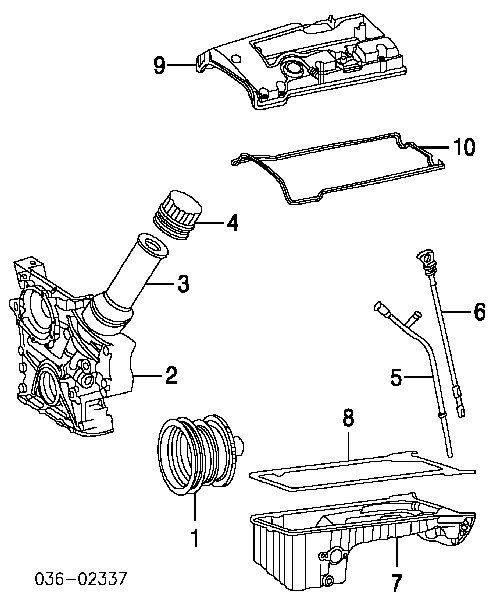 Pokrywa filtra oleju do Mercedes S (C140)