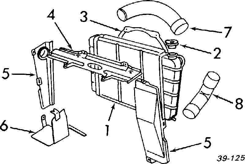 Zbiornik wyrównawczy Peugeot 205