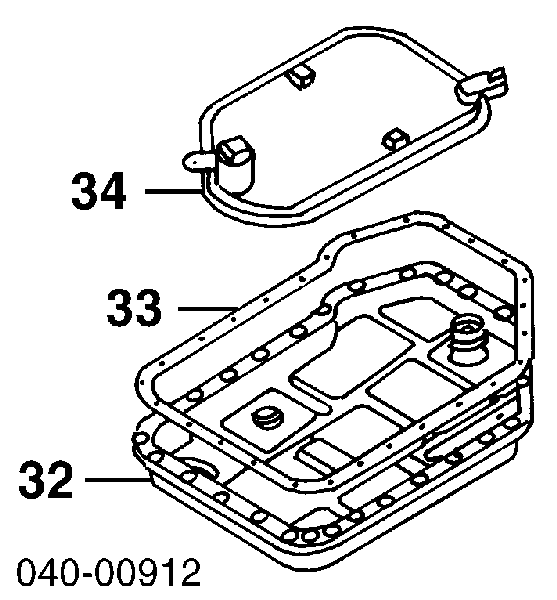 1402710080 Porsche uszczelka miski automatycznej/mechanicznej skrzyni biegów