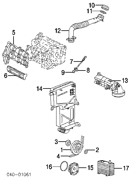 99919237950 Porsche pas napędowy mechanizmów