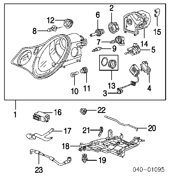 6237670 General Motors urządzenie zapłonowe (ksenon)