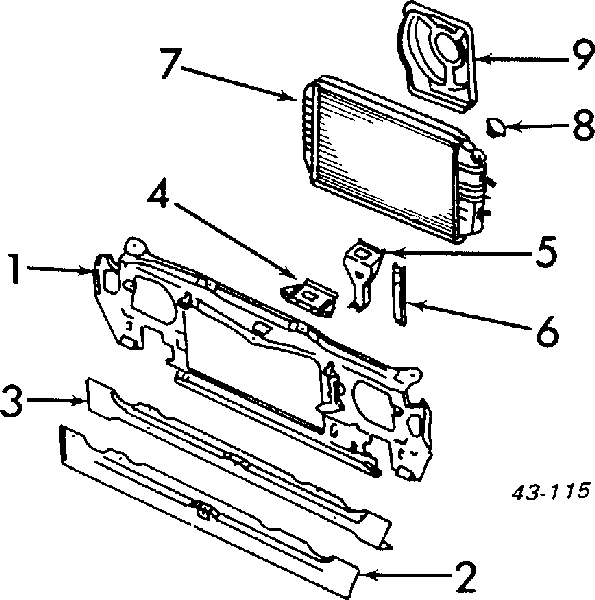 745153011 Subaru pokrywa (korek chłodnicy)