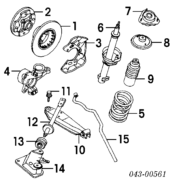 Uszczelniacz piasty przedniej zewnętrzny Subaru Forester 2 (S11, SG)