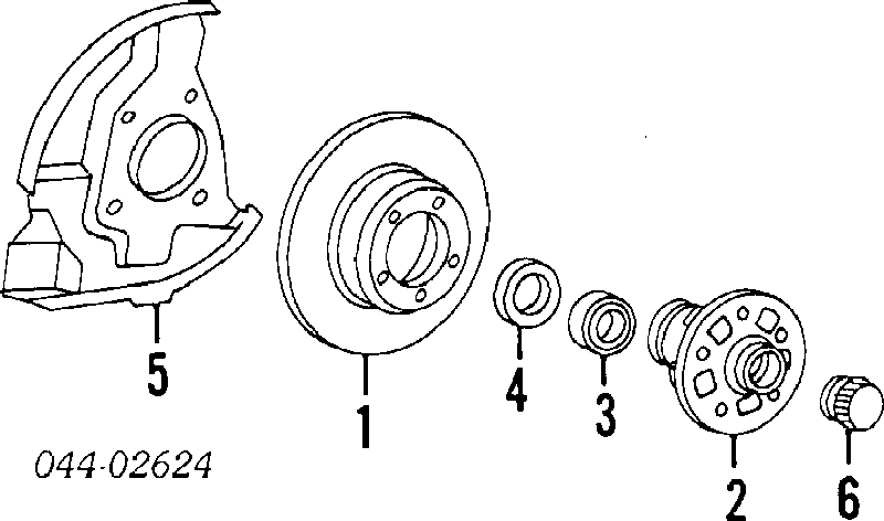 Uszczelniacz piasty przedniej T1088 Musashi